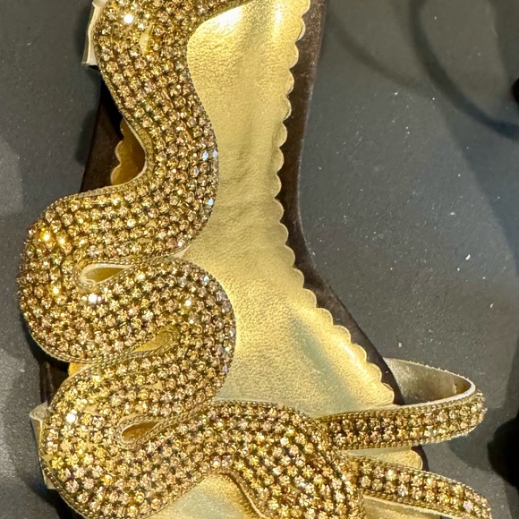 Rhinestone Snake Heels - Picture 5 of 8
